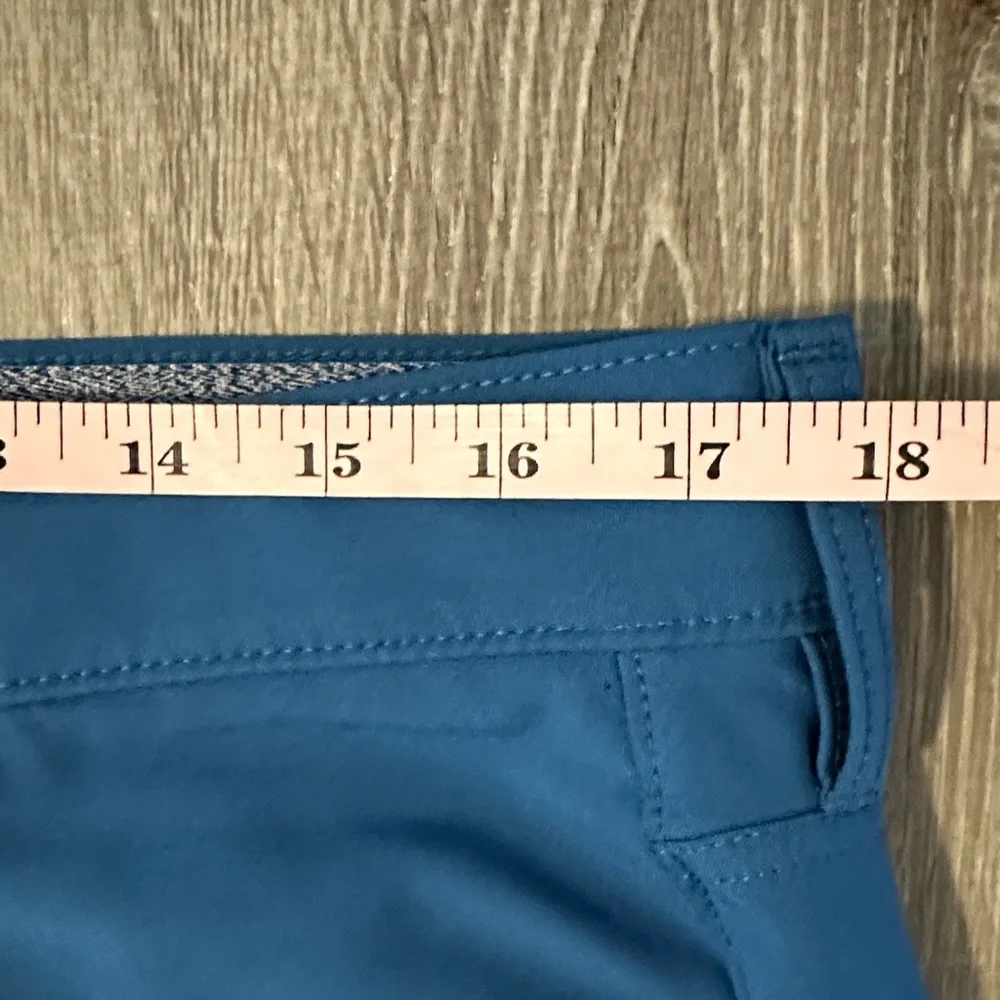 Bonobos 35 Golf Performance Slim Fit Teal‎ Mens Athletic Casual Flat Front Pants